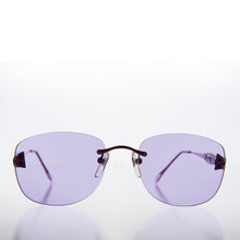 Load image into Gallery viewer, Tinted Rimless 90s Vintage Sunglasses - Vesper
