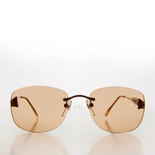 Load image into Gallery viewer, Tinted Rimless 90s Vintage Sunglasses - Vesper
