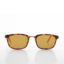 Load image into Gallery viewer, Rectangular Preppy Vintage Horn Rim Sunglass with Glass Lens - Spence
