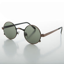 Load image into Gallery viewer, Round Metal Industrial Vintage Sunglass - Spike
