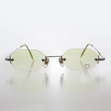 Load image into Gallery viewer, Heart Rhinestone Rimless Vintage Sunglasses - Splashy
