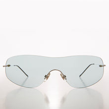 Load image into Gallery viewer, Y2K Rimless Shield Sunglasses - Stary
