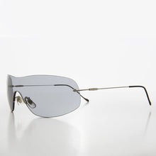 Load image into Gallery viewer, Y2K Rimless Shield Sunglasses - Stary
