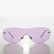 Load image into Gallery viewer, Y2K Rimless Shield Sunglasses - Stary
