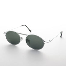 Load image into Gallery viewer, Vintage Steampunk Sunglass with Spring Brow Bar - Steamcon

