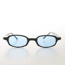 Load image into Gallery viewer, Micro Rectangle Black Sunglasses - Summers 2
