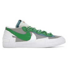 Load image into Gallery viewer, Nike Blazer Low sacai Medium Grey Classic Green
