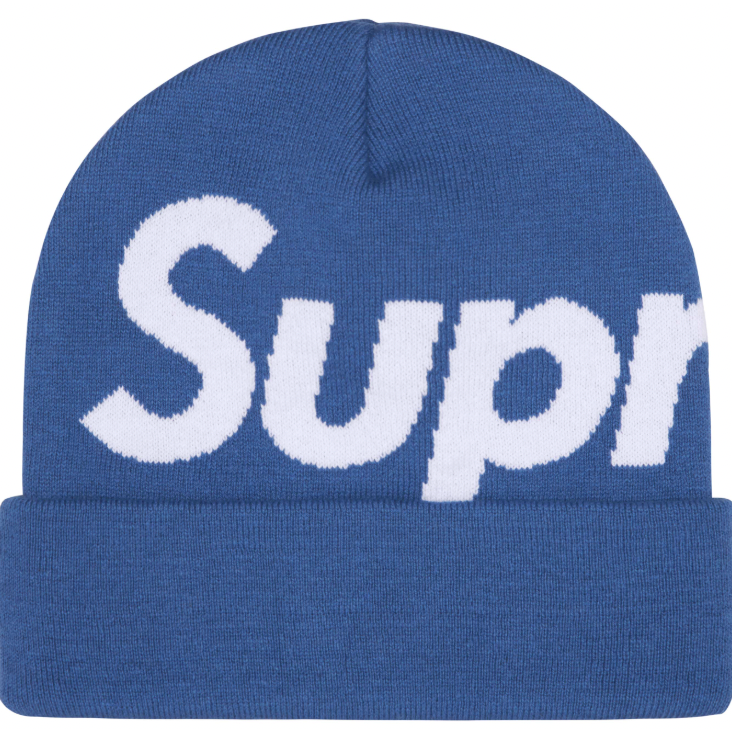 Supreme Big Logo Beanie (FW22/FW24) Slate