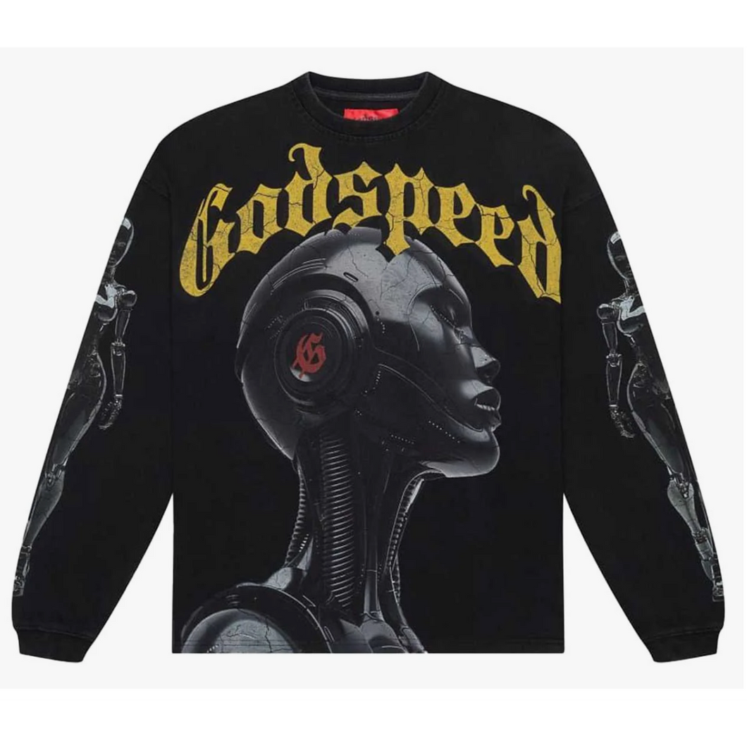 Godspeed Alexa L/S Tee Washed Black