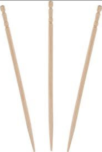10000 Qty BiteMyWood Birchwood Single Point Toothpicks In Cardboard Sleeve