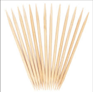 Unflavored Birchwood Toothpicks in Plastic Tube Or Jars