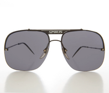 Load image into Gallery viewer, Large Square Pilot Vintage Sunglasses - Techie

