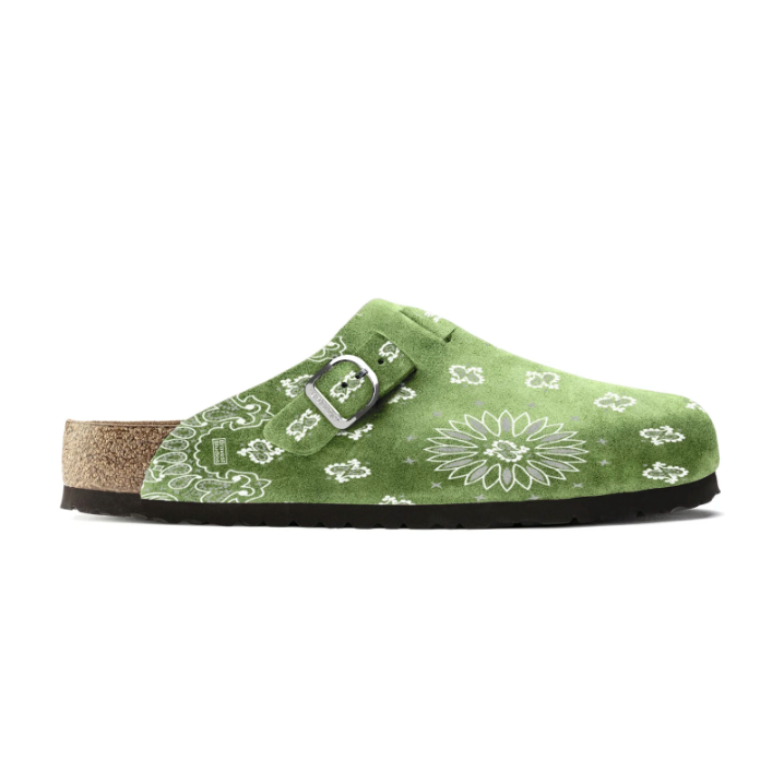 Bravest Studios Olive Paisley Clogs