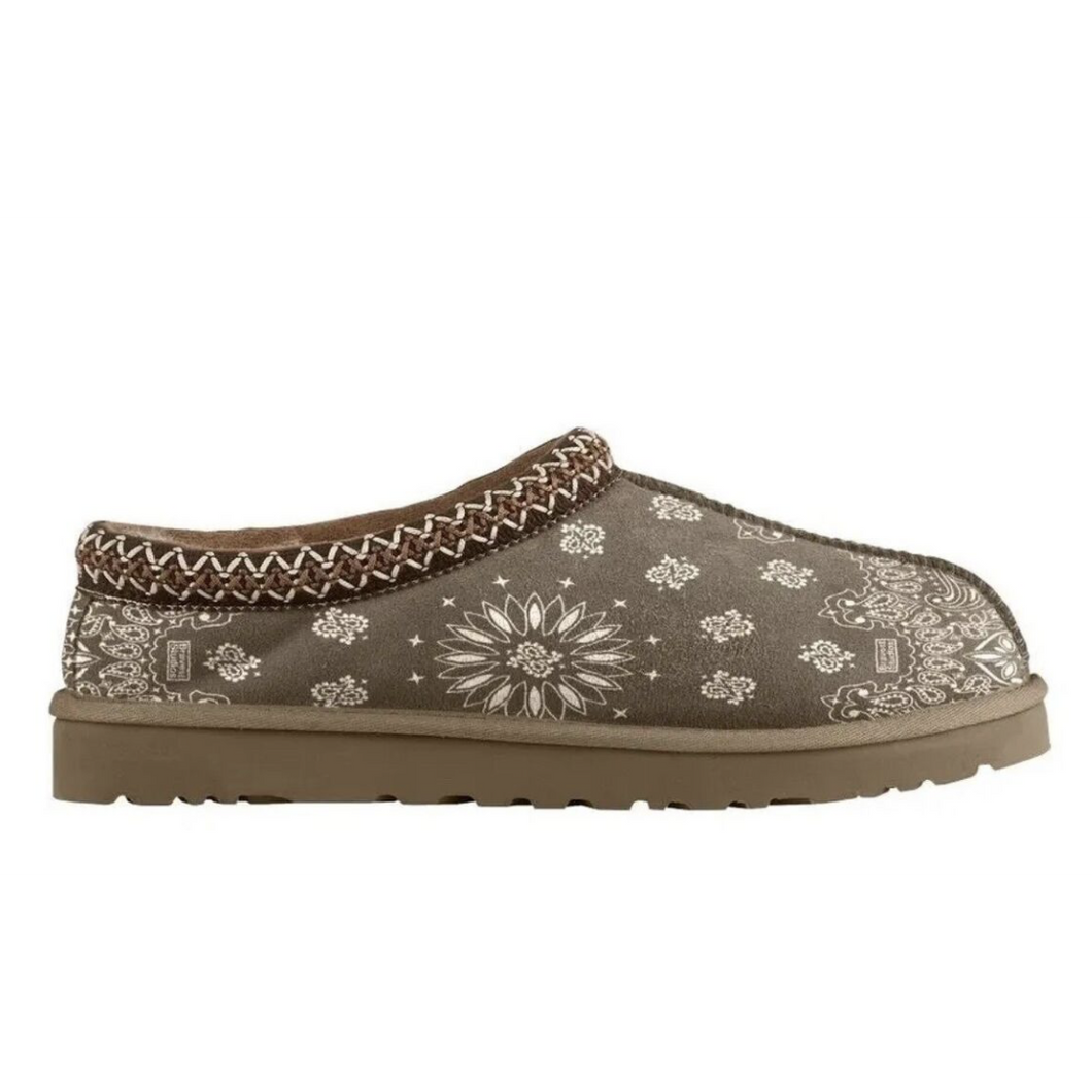 Bravest Studios Brown Paisley Slippers