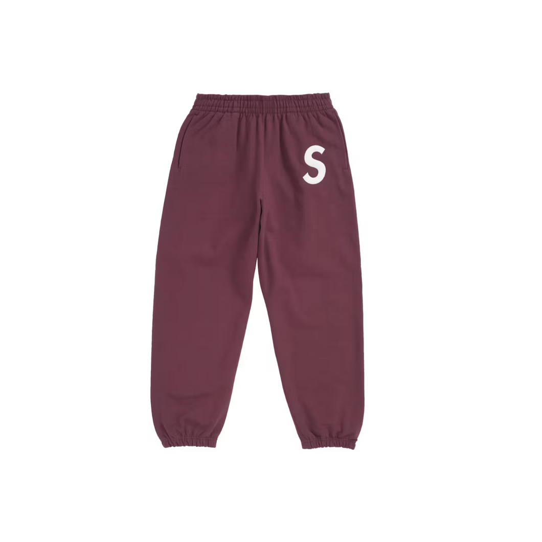 Supreme S Logo Sweatpant (FW24) (Maroon)