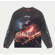 Load image into Gallery viewer, Godspeed Hollywood Inferno LS T-Shirt (Grey Wash)
