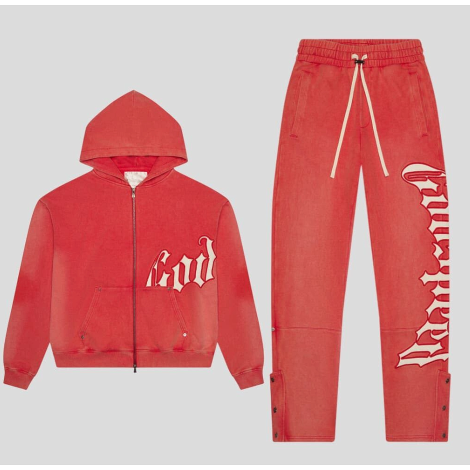 Godspeed OG Logo Sweatsuit V2 (Vintage Red)