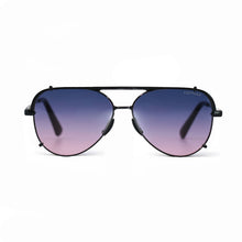 Load image into Gallery viewer, Smaller Cristina - Faded Purple &amp; Pink - Tangle Free Round Aviator Sunglasses
