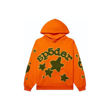 Load image into Gallery viewer, Sp5der Beluga Hoodie Orange
