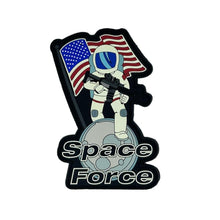 Load image into Gallery viewer, Space Force - Glow in the Dark - 4x2.5 inch PVC Patch
