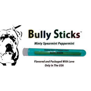 Bully Stick 4" All Natural Birchwood Flavored Human Chewing Sticks Available In Cinnamon And Mint