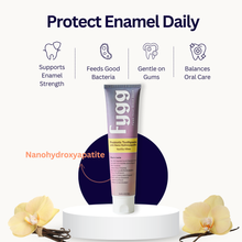 Load image into Gallery viewer, Nano-Hydroxyapatite Toothpaste with Prebiotics | Vanilla Vibes
