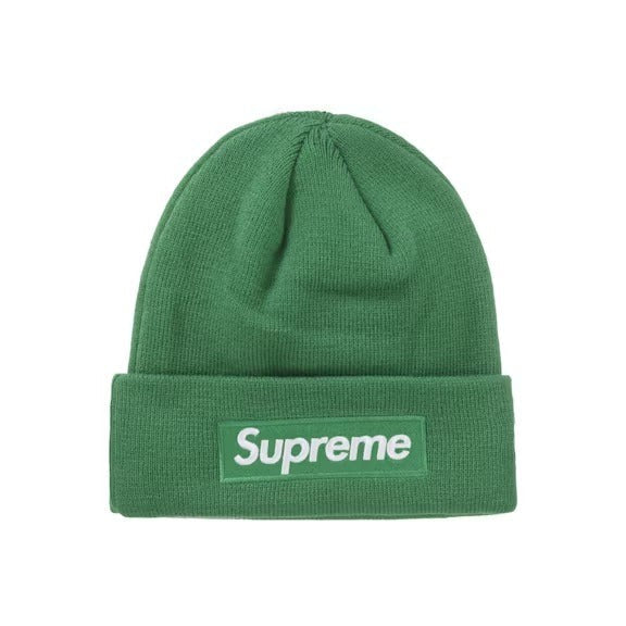 Supreme New Era Box Logo Beanie (FW24) Green