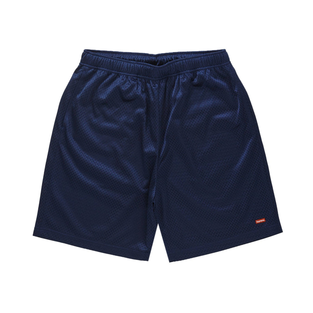 Supreme Small Box Baggy Mesh Short Navy