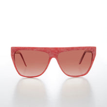 Load image into Gallery viewer, Colorful 80s Flat Top Sunglass - Taffy
