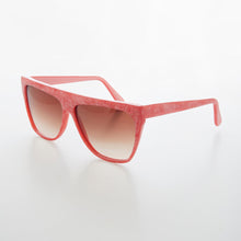 Load image into Gallery viewer, Colorful 80s Flat Top Sunglass - Taffy

