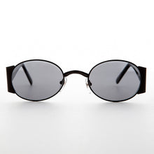 Load image into Gallery viewer, Oval Combo Vintage Sunglass with Wide Temples -Tatum
