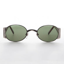 Load image into Gallery viewer, Oval Combo Vintage Sunglass with Wide Temples -Tatum

