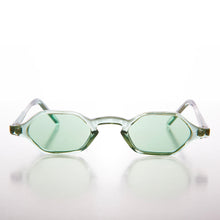 Load image into Gallery viewer, Tiny Hexagon Vintage Sunglasses - Tesh
