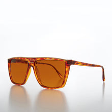 Load image into Gallery viewer, Flat Top Vintage Sunglass with Orange Lenses - Thelda
