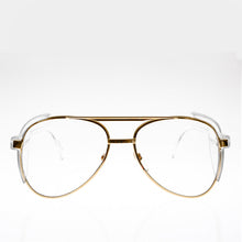 Load image into Gallery viewer, Gold Aviator Safety Glasses -Titan
