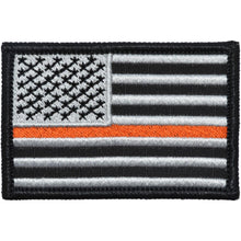 Load image into Gallery viewer, Thin Orange Line Search &amp; Rescue USA Flag - 2x3 Patch
