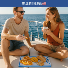 Load image into Gallery viewer, Made in the USA | Premium Cutting Board | Textured 1/2 inch HDPE UV Protected | Non-Skid or Mark Rubber Feet | Great for Boats &amp; any Counter-top
