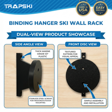 Load image into Gallery viewer, Wall Ski Racks | Binding Wall Hanging Rack | Made in USA
