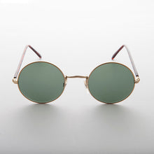 Load image into Gallery viewer, Small Round Hippy Sunglass with Real Glass Lens - Roma
