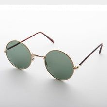Load image into Gallery viewer, Small Round Hippy Sunglass with Real Glass Lens - Roma
