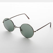 Load image into Gallery viewer, Small Round Hippy Sunglass with Real Glass Lens - Roma
