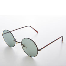 Load image into Gallery viewer, Small Round Hippy Sunglass with Real Glass Lens - Roma
