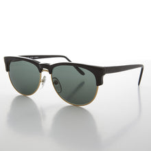 Load image into Gallery viewer, Gold Half Frame 80s Vintage Retro Sunglass - Tristan
