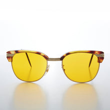 Load image into Gallery viewer, Yellow Lens Half Frame Vintage Sunglasses - True
