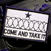 Load image into Gallery viewer, Come And Take It Texas Border Wall Barbed Wire - 2x3 Patch
