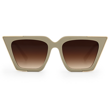 Load image into Gallery viewer, The CEO - Nude Frame Brown Lens Cateye Sunglasses
