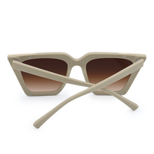 Load image into Gallery viewer, The CEO - Nude Frame Brown Lens Cateye Sunglasses
