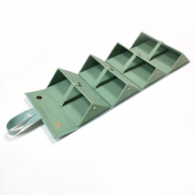 Load image into Gallery viewer, Turquoise Faux Croco Travel Case
