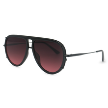Load image into Gallery viewer, Ivy Luxe - Ruby Tangle-Free Round Aviator Sunglasses
