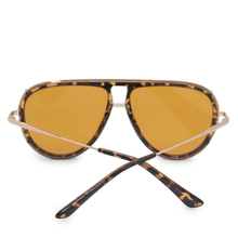 Load image into Gallery viewer, Ivy Luxe - Yellow Tangle-Free Round Aviator Sunglasses
